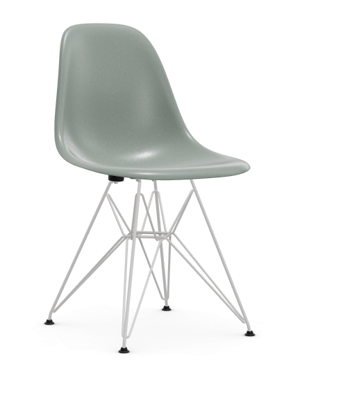 Eames Fiberglass Side chair DSR - wit