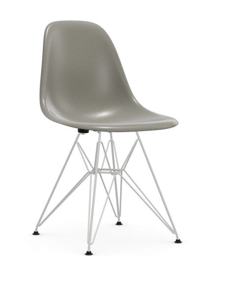 Eames Fiberglass Side chair DSR - wit