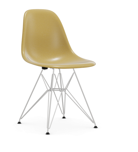 Eames Fiberglass Side chair DSR - wit