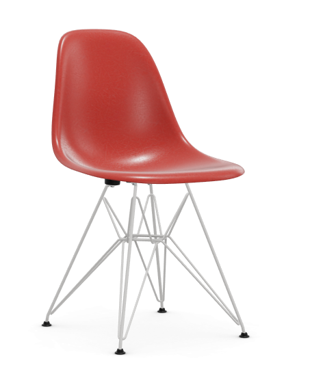 Eames Fiberglass Side chair DSR - wit