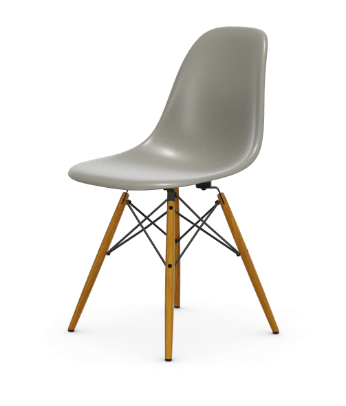 vitra Eames Fiberglass Side chair DSW - essen - raw umber