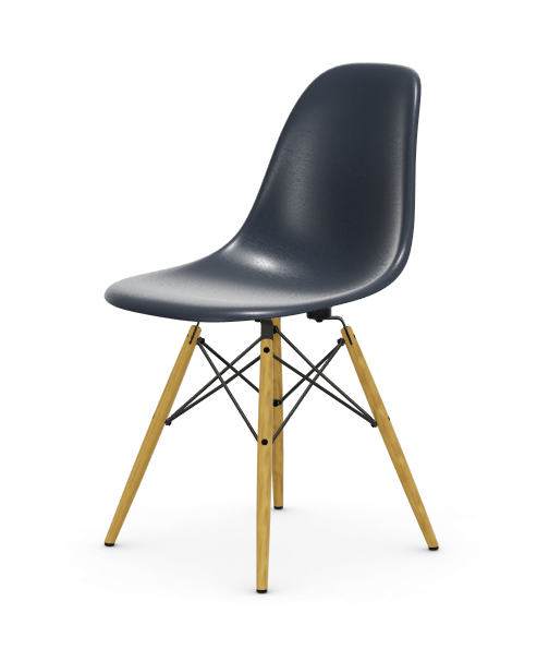 Eames Fiberglass Side chair DSW - esdoorn licht