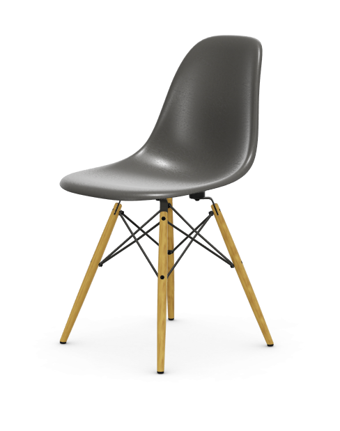 Eames Fiberglass Side chair DSW - esdoorn licht