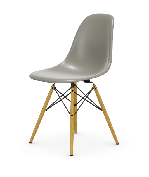 Eames Fiberglass Side chair DSW - esdoorn licht