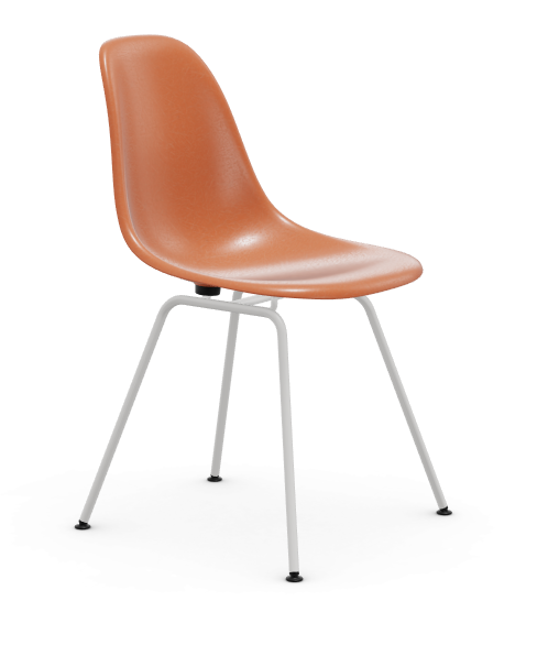 Eames Fiberglass Side chair DSX - wit