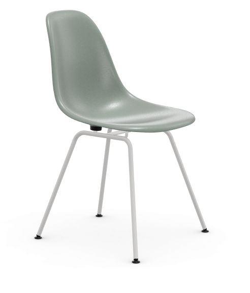 vitra Eames Fiberglass Side chair DSX - wit - sea foam green