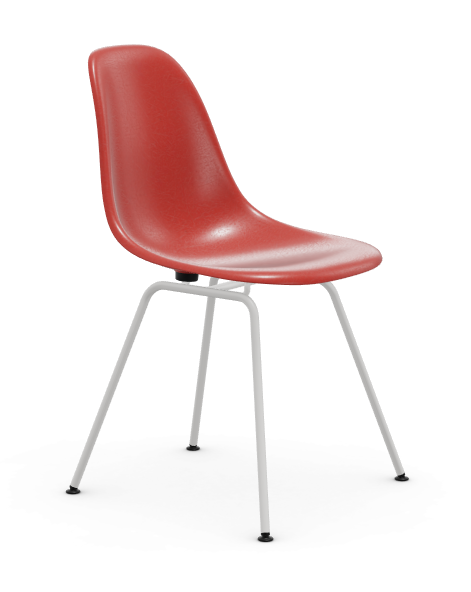 Eames Fiberglass Side chair DSX - wit