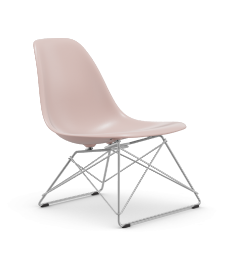 Eames Plastic  Side chair LSR RE - verchroomd