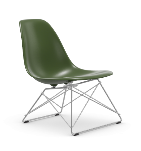 Eames Plastic  Side chair LSR RE - verchroomd