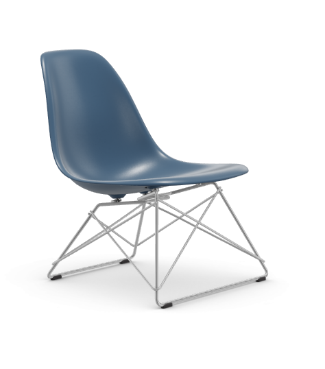 Eames Plastic  Side chair LSR RE - verchroomd