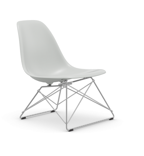 Eames Plastic  Side chair LSR RE - verchroomd