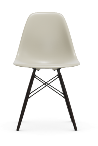 Eames Plastic chair DSW RE - esdoorn zwart