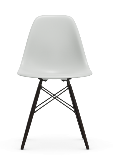 Eames Plastic chair DSW RE - esdoorn zwart