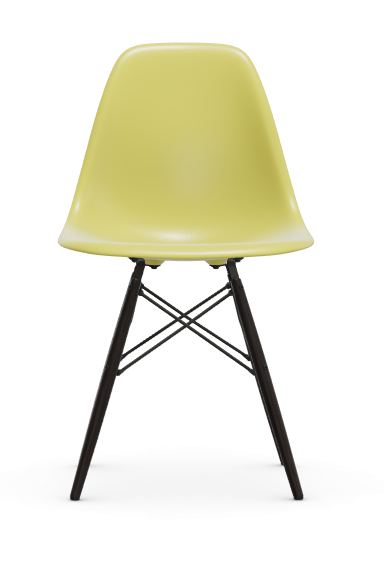 Eames Plastic chair DSW RE - esdoorn zwart