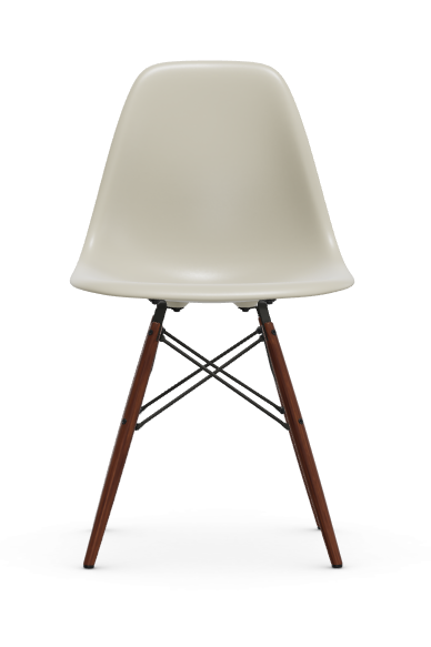 Eames Plastic chair DSW RE - esdoorn donker