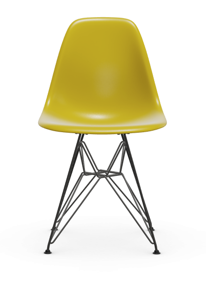 Eames Plastic chair DSR RE - zwart