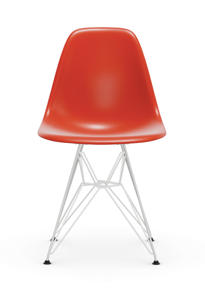 Eames Plastic chair DSR RE - wit