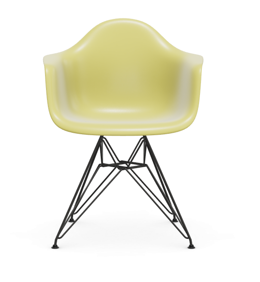 Eames Plastic Armchair  DAR RE - zwart