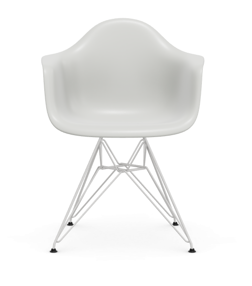 Eames Plastic Armchair  DAR RE - wit