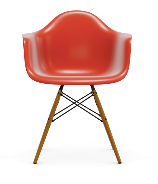 vitra Eames Plastic Armchair DAW RE - essen - poppy red RE