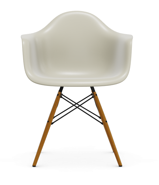 vitra Eames Plastic Armchair DAW RE - essen - pebble RE