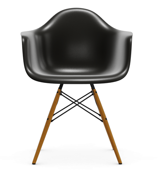 vitra Eames Plastic Armchair DAW RE - essen - deep black RE