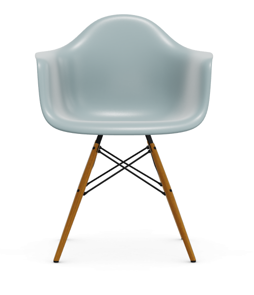 vitra Eames Plastic Armchair DAW RE - essen - ice grey RE