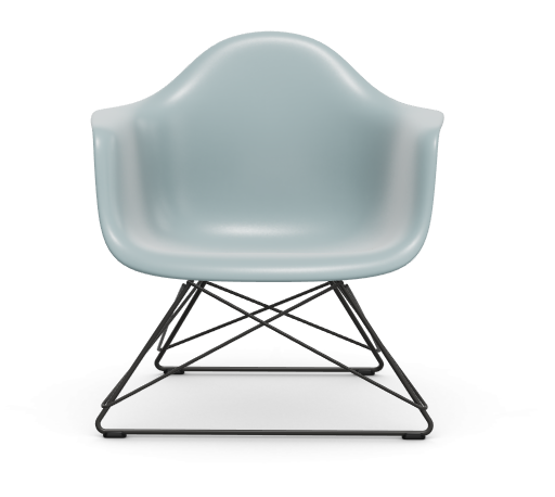 Eames Plastic Armchair LAR RE - zwart