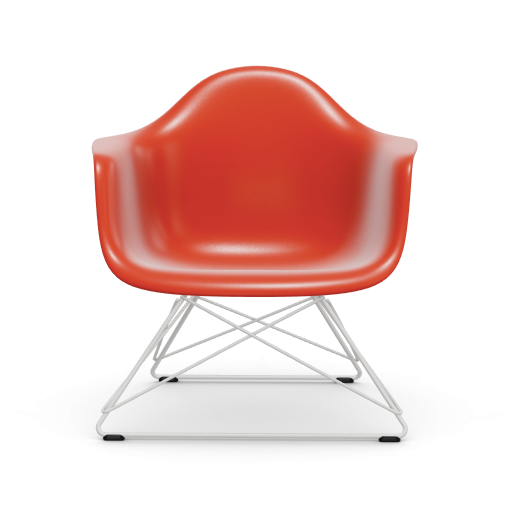 Eames Plastic Armchair LAR RE - wit