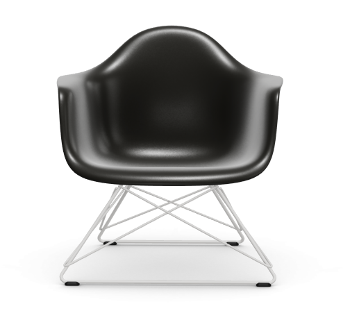 vitra Eames Plastic Armchair LAR RE - wit - deep black RE