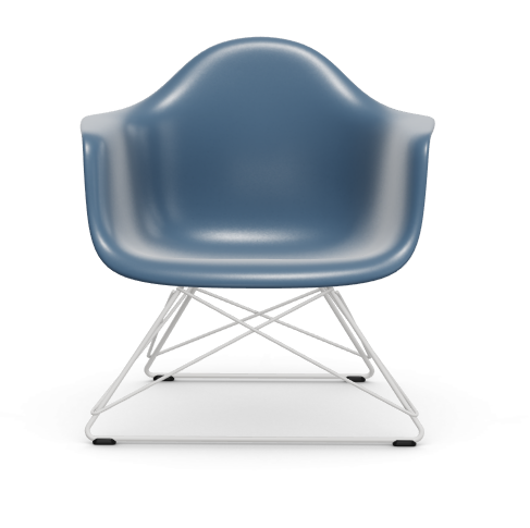 vitra Eames Plastic Armchair LAR RE - wit - sea blue RE