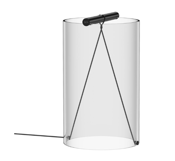 Flos lamp To-Tie T2 - T2 mat zwart