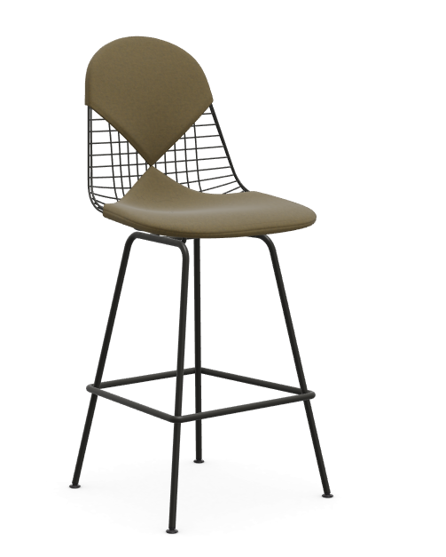 vitra Eames Wire Stool - medium - basic dark - bikini hopsak - mustard