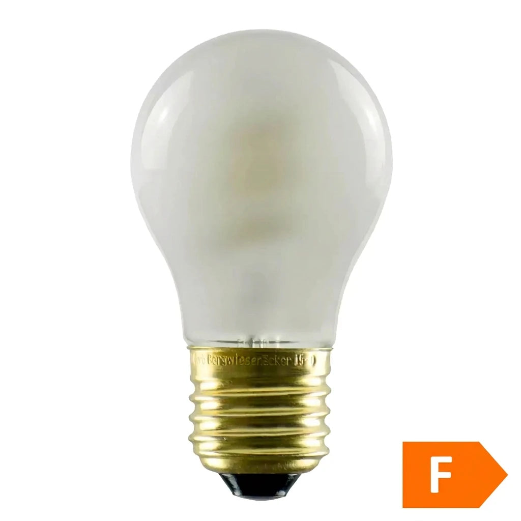 Frosted LED lamp E27 met gouden basis, vintage stijl en dimbare functie