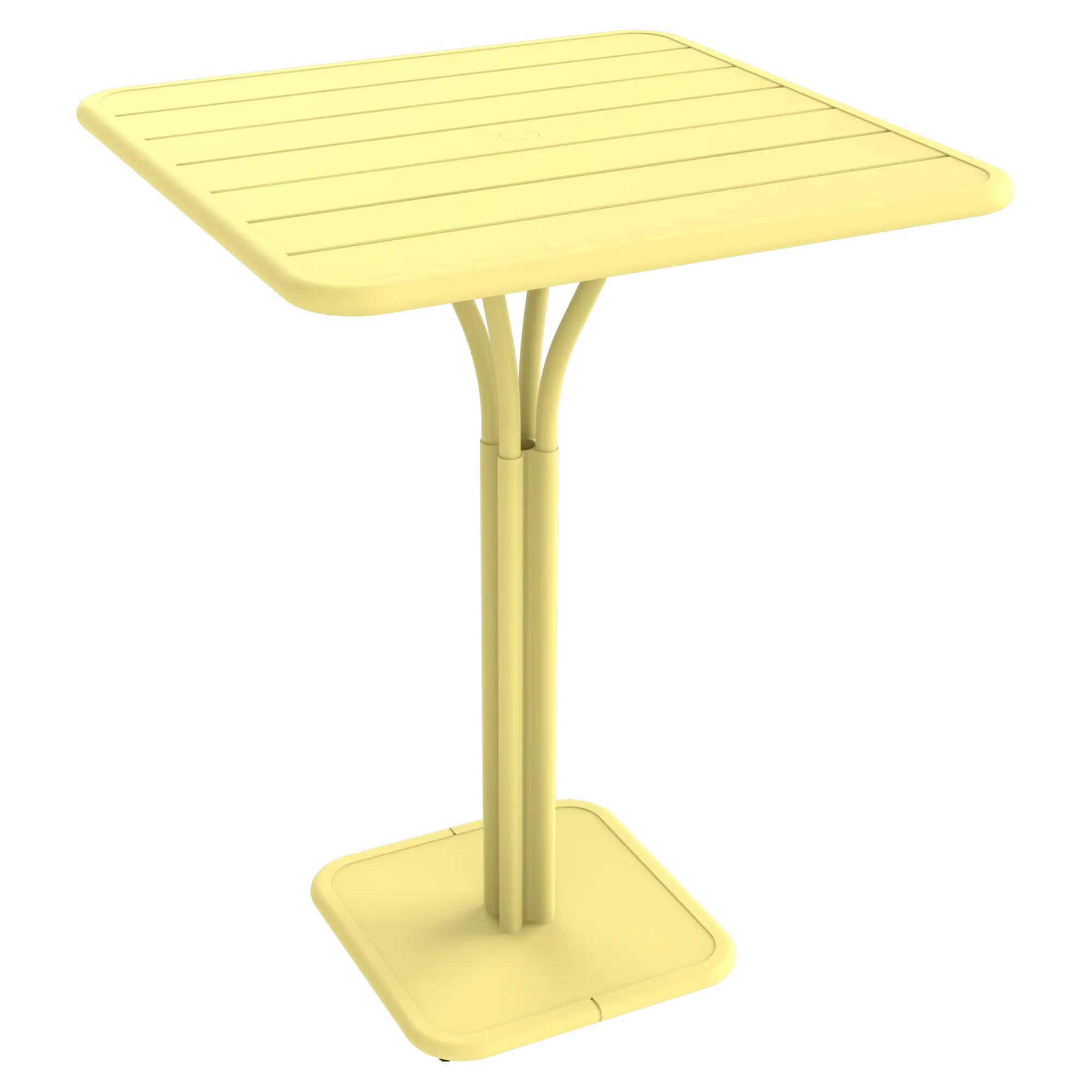 Fermob sta tuintafel Luxembourg - 80 x 80 cm. - Frosted Lemon