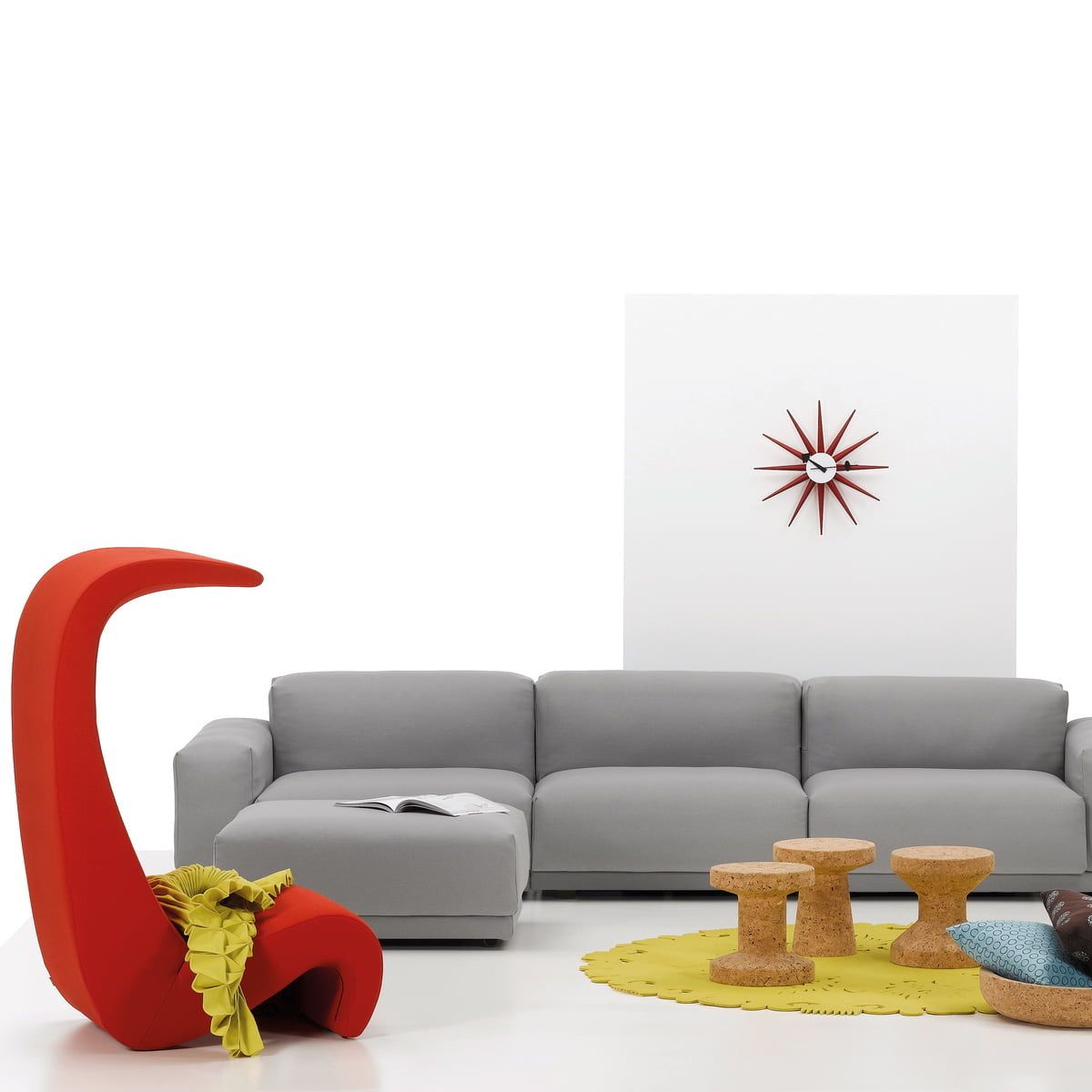 vitra klok Sunburst