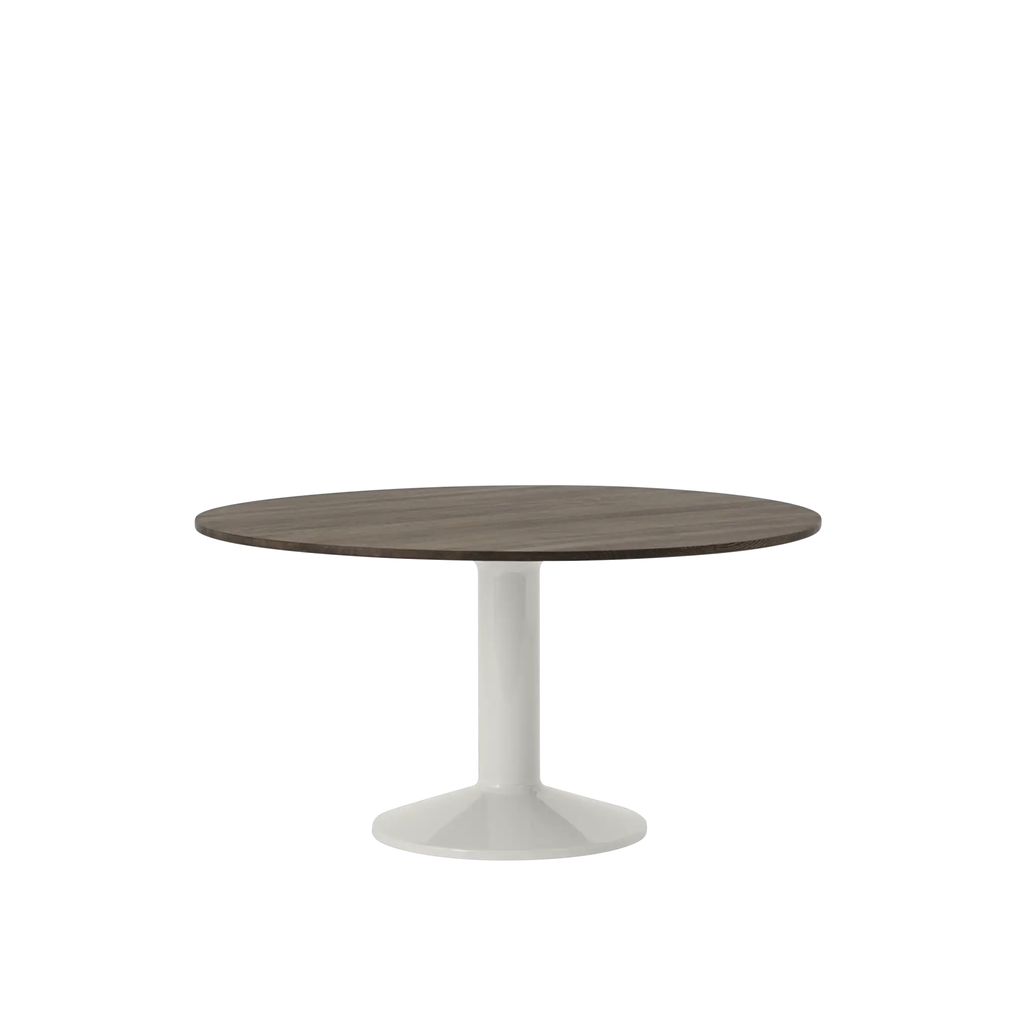 Muuto tafel Midst - Ø 140 cm. - donker geolied eiken / grijs