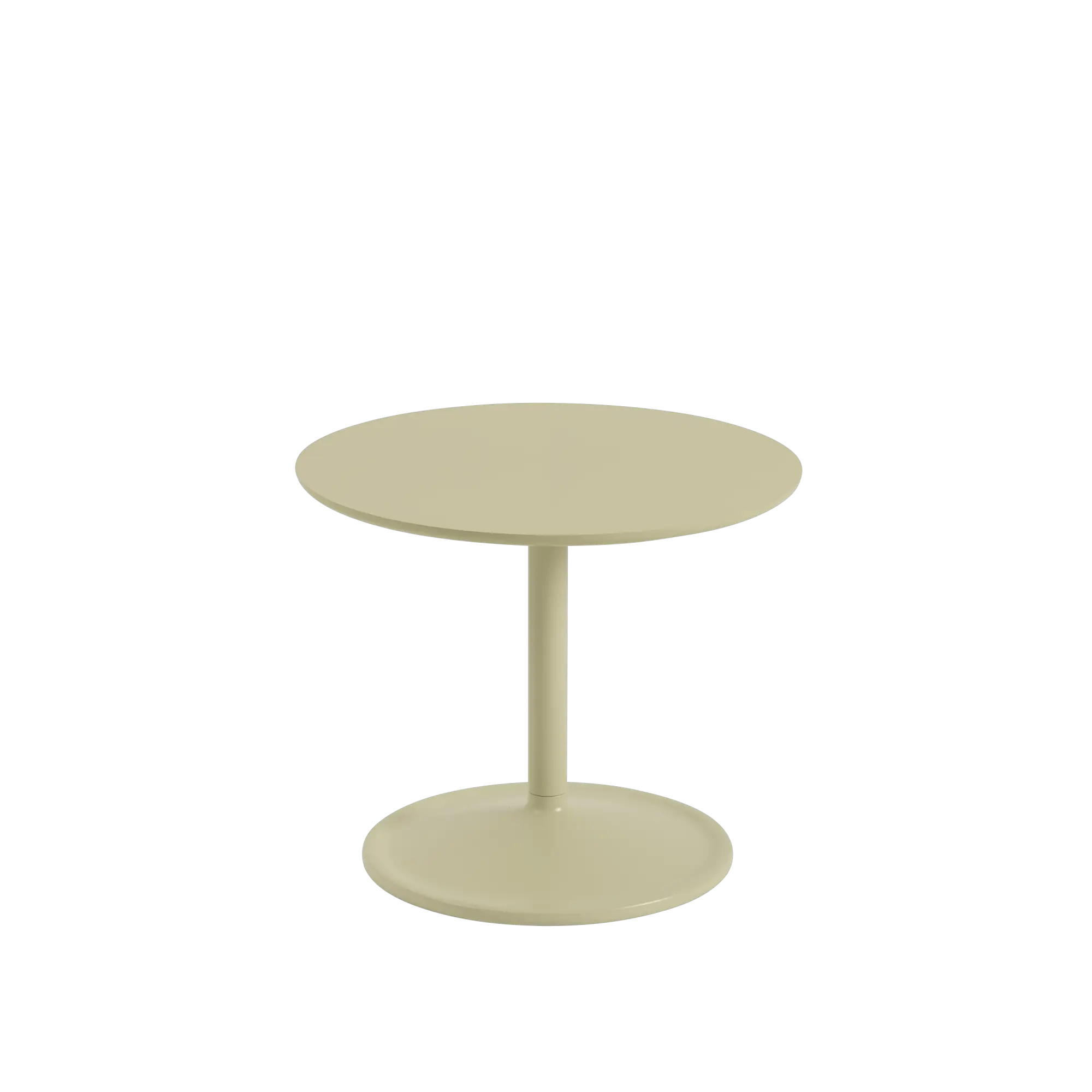 Muuto tafel Soft Side - Ø 48 cm. - Beige Green