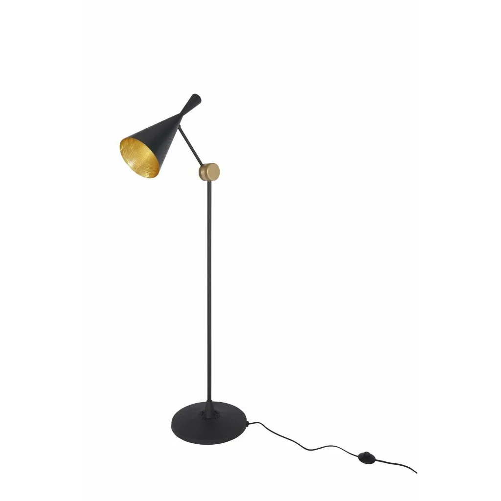 Tom Dixon vloerlamp Beat - zwart