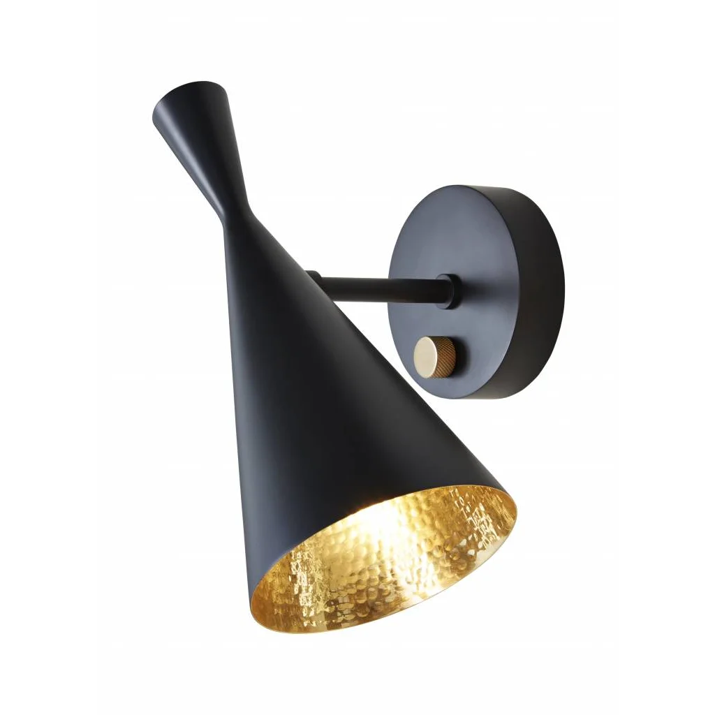 Tom Dixon wandlamp Beat - zwart