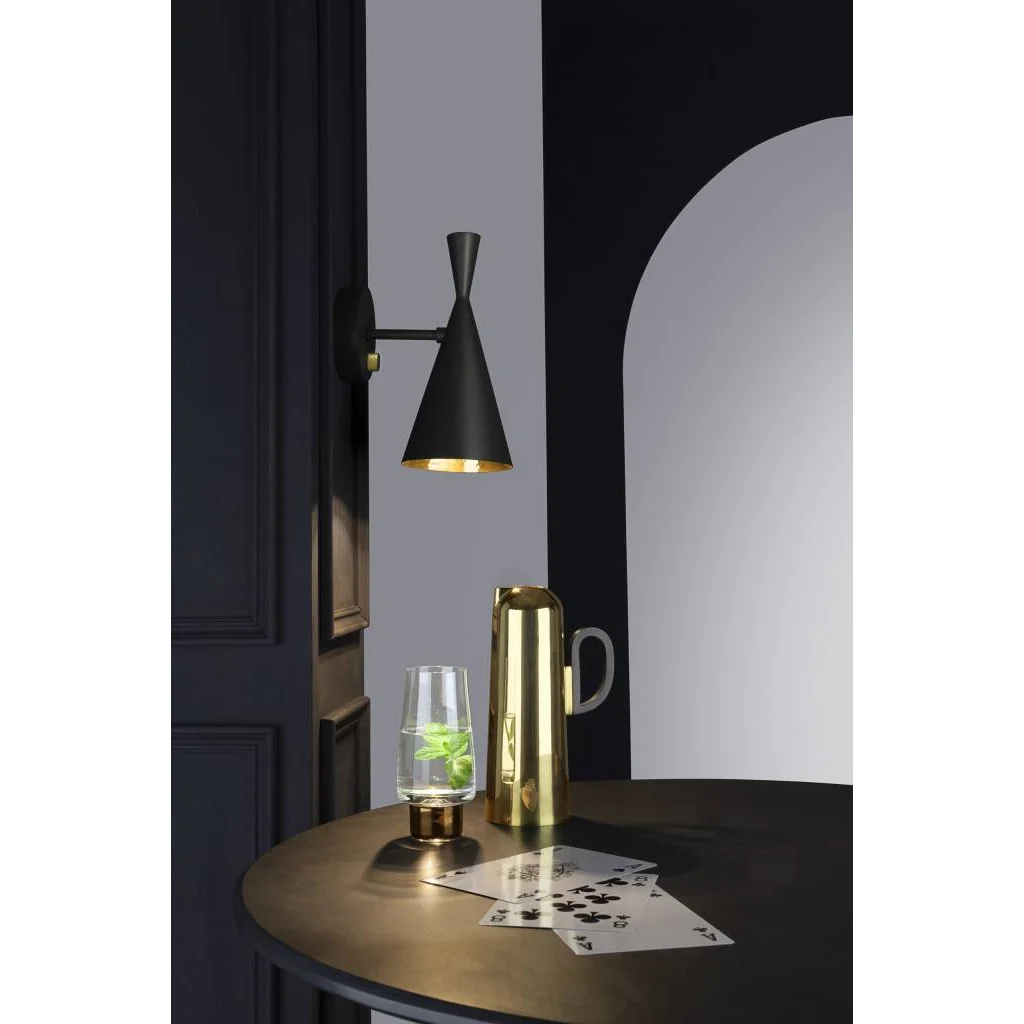 Tom Dixon wandlamp Beat - zwart