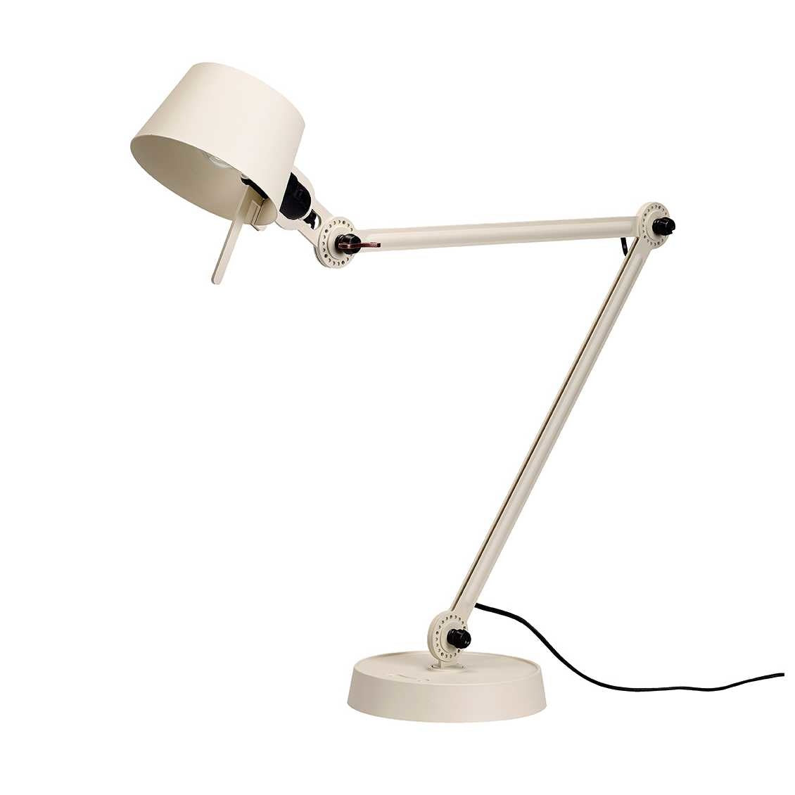 Tonone Bolt bureaulamp twee armen op voet - lightning white