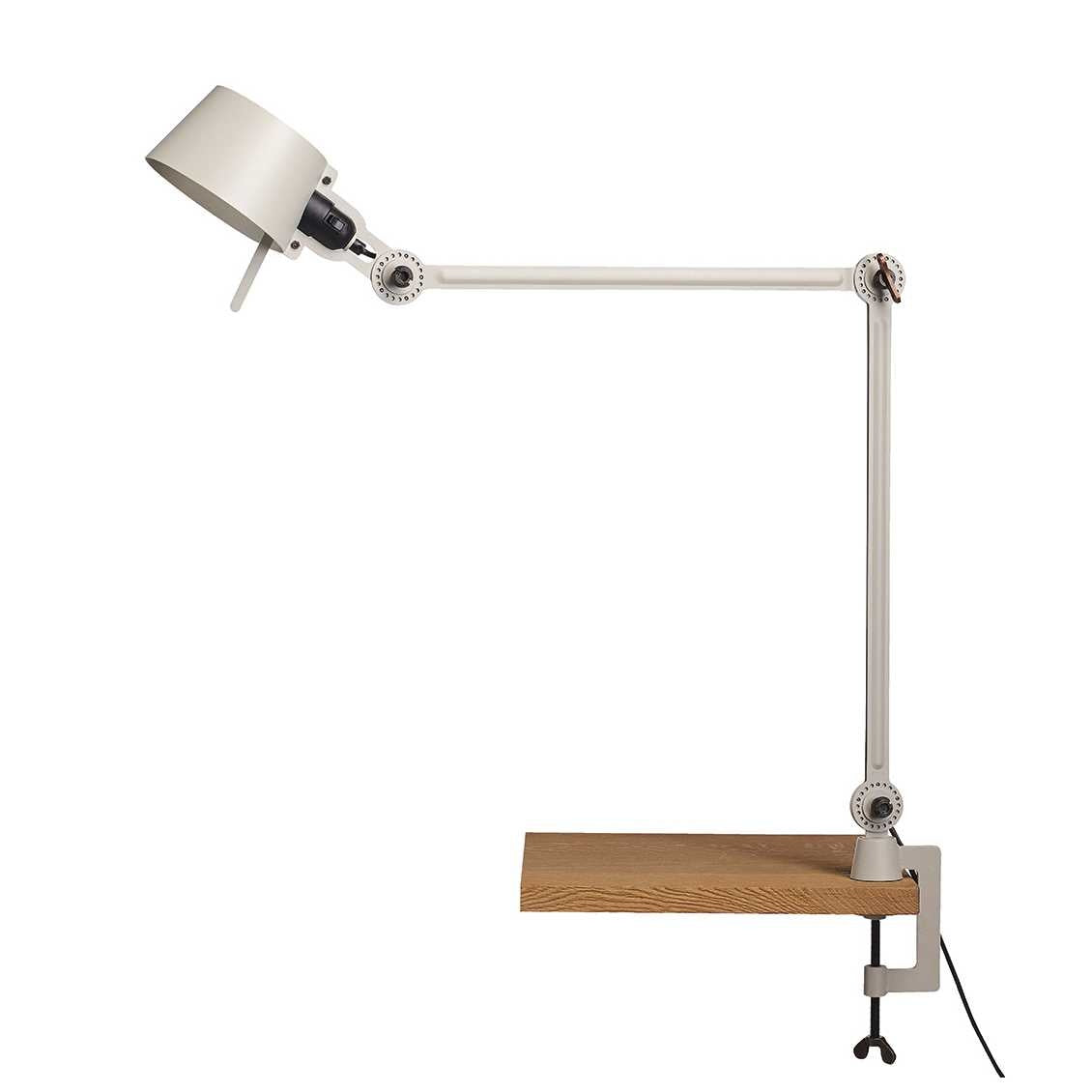 Tonone Bolt bureaulamp twee armen met klem - ash grey