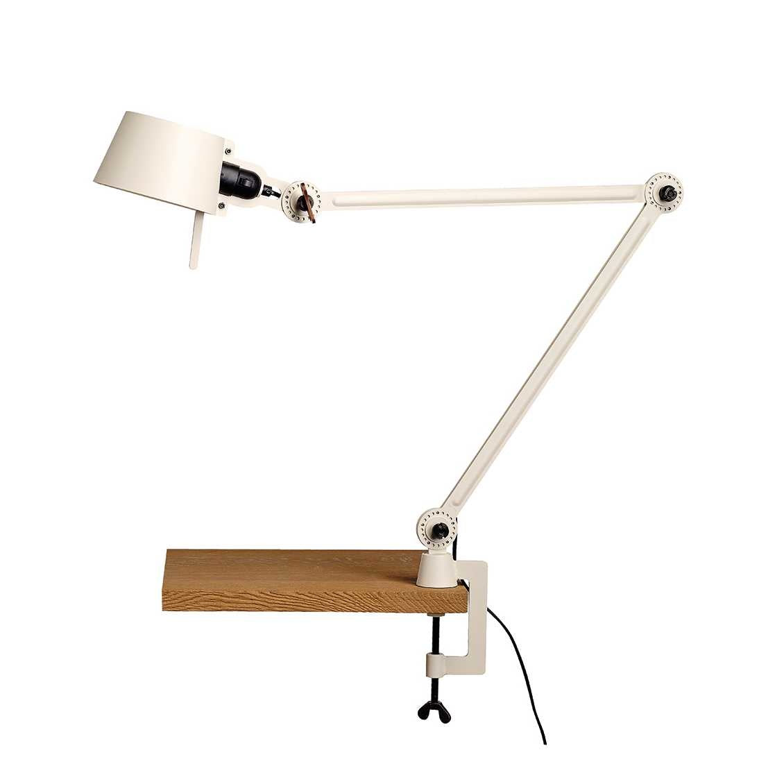 Tonone Bolt bureaulamp twee armen met klem - lightning white