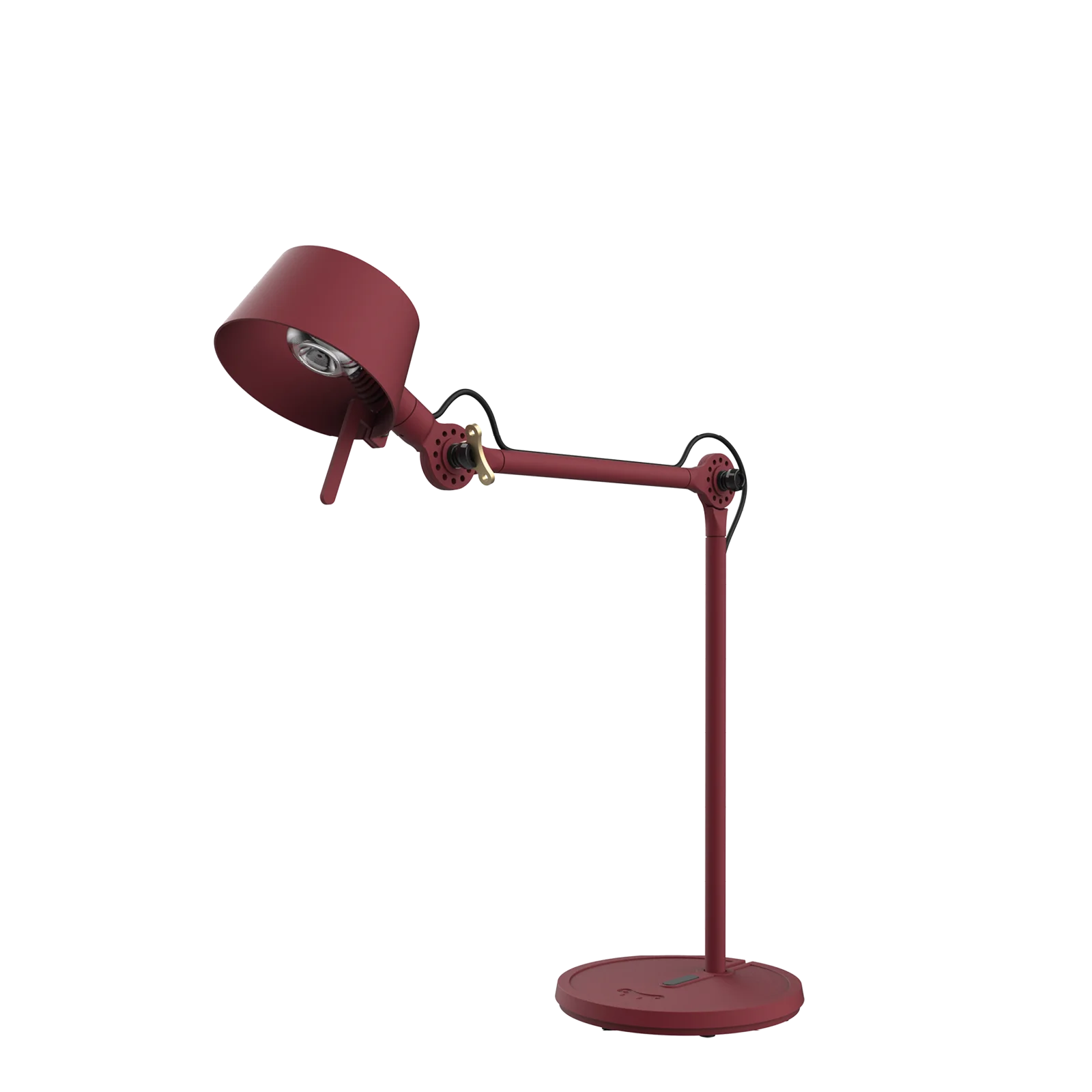 Tonone Bolt10 desk - bureaulamp - Burgundy Red / Zwart