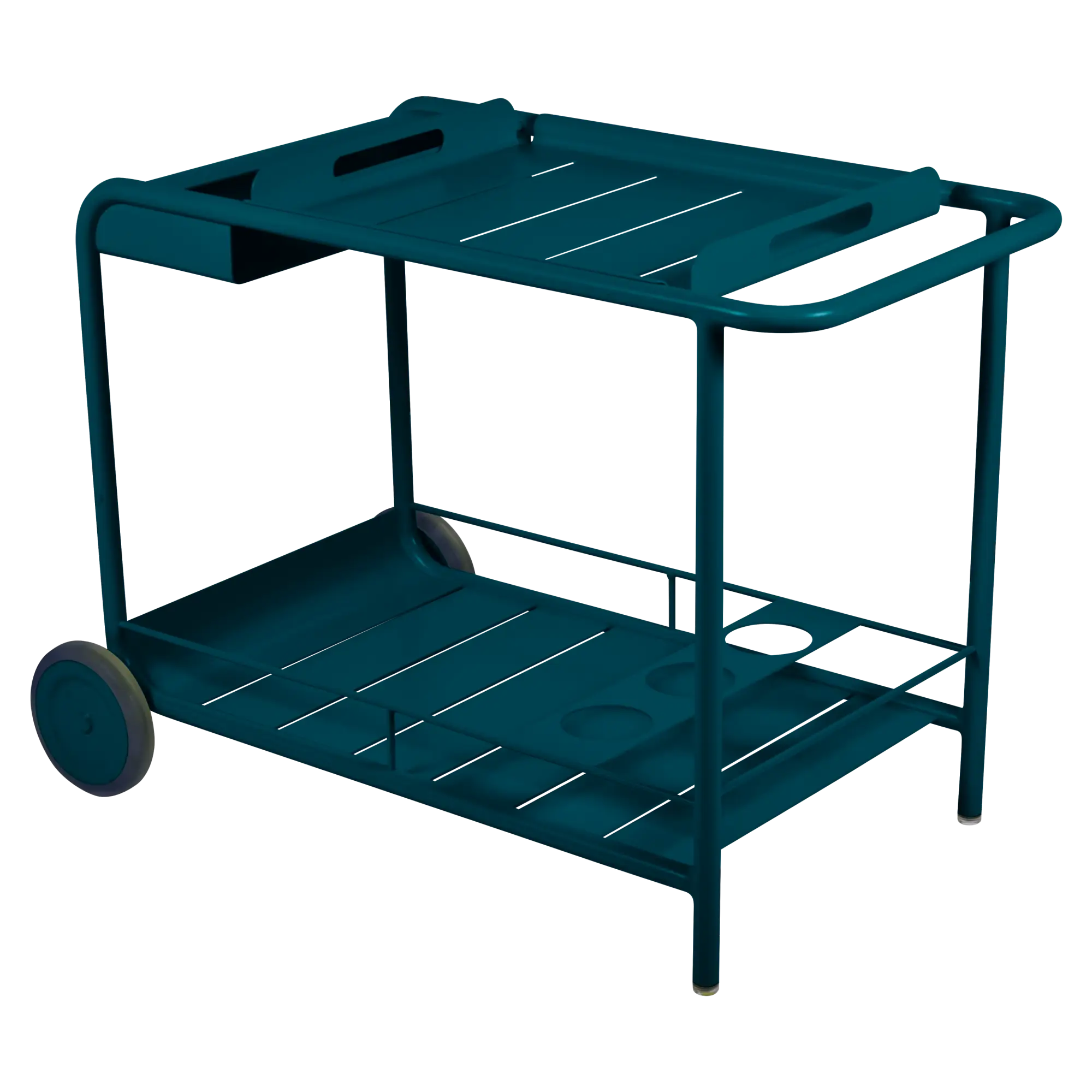 Fermob trolley Luxembourg - Acapulco Blue