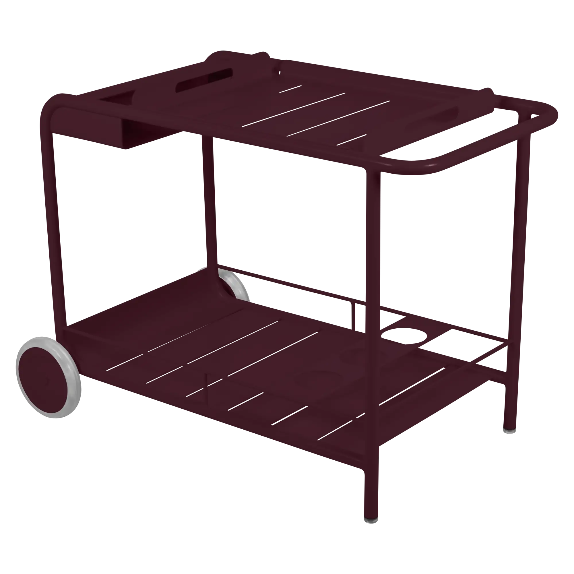 Fermob trolley Luxembourg - black cherry