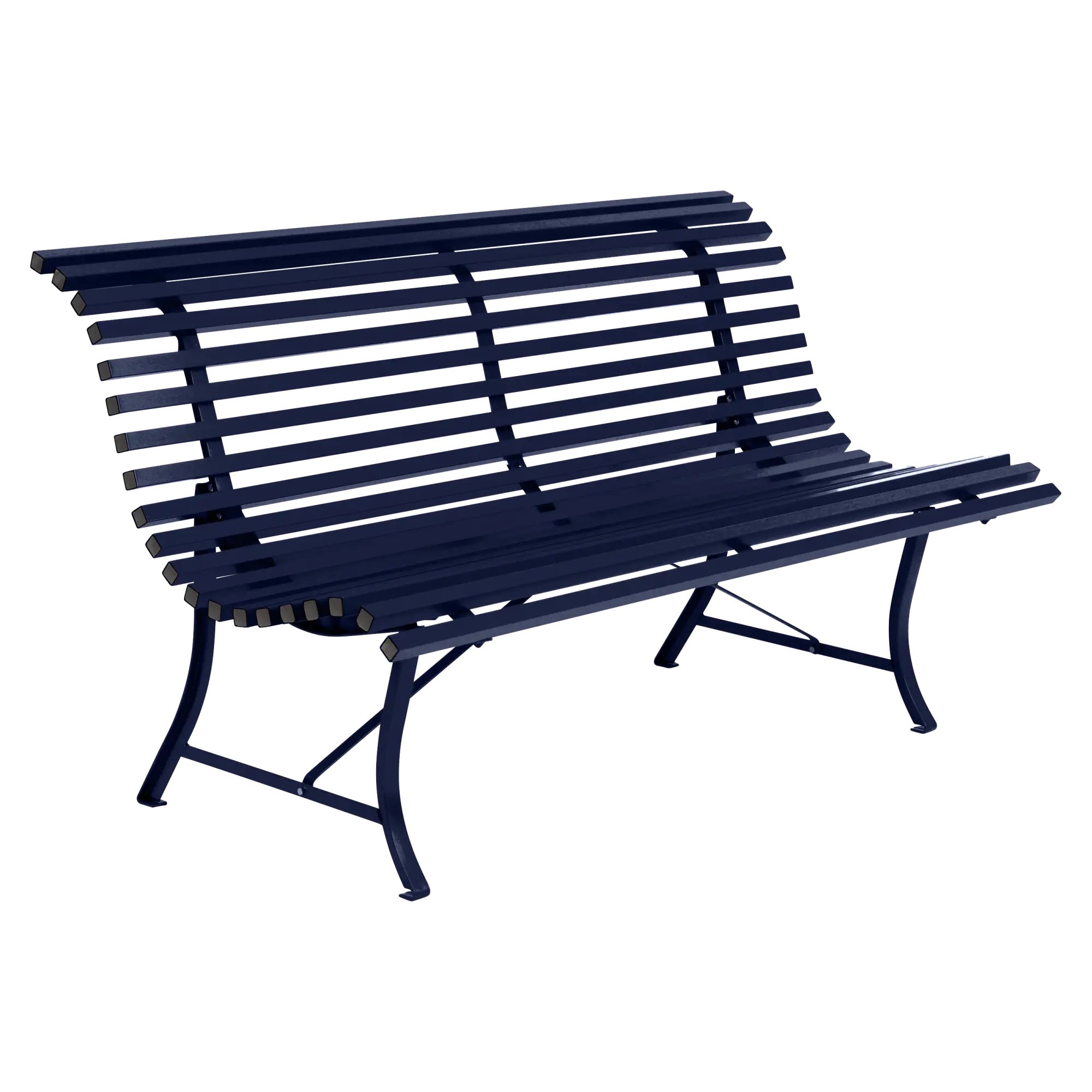 Fermob tuinbank Louisiane - 150 cm. - deep blue