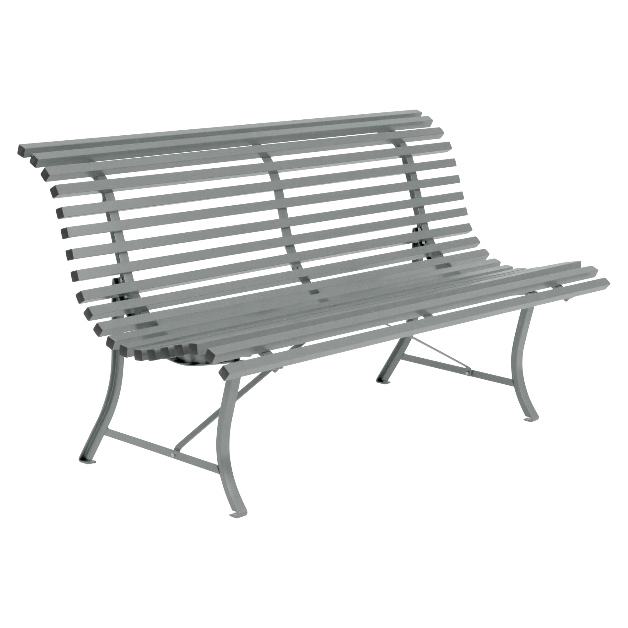 Fermob tuinbank Louisiane - 150 cm. - Lapilli Grey