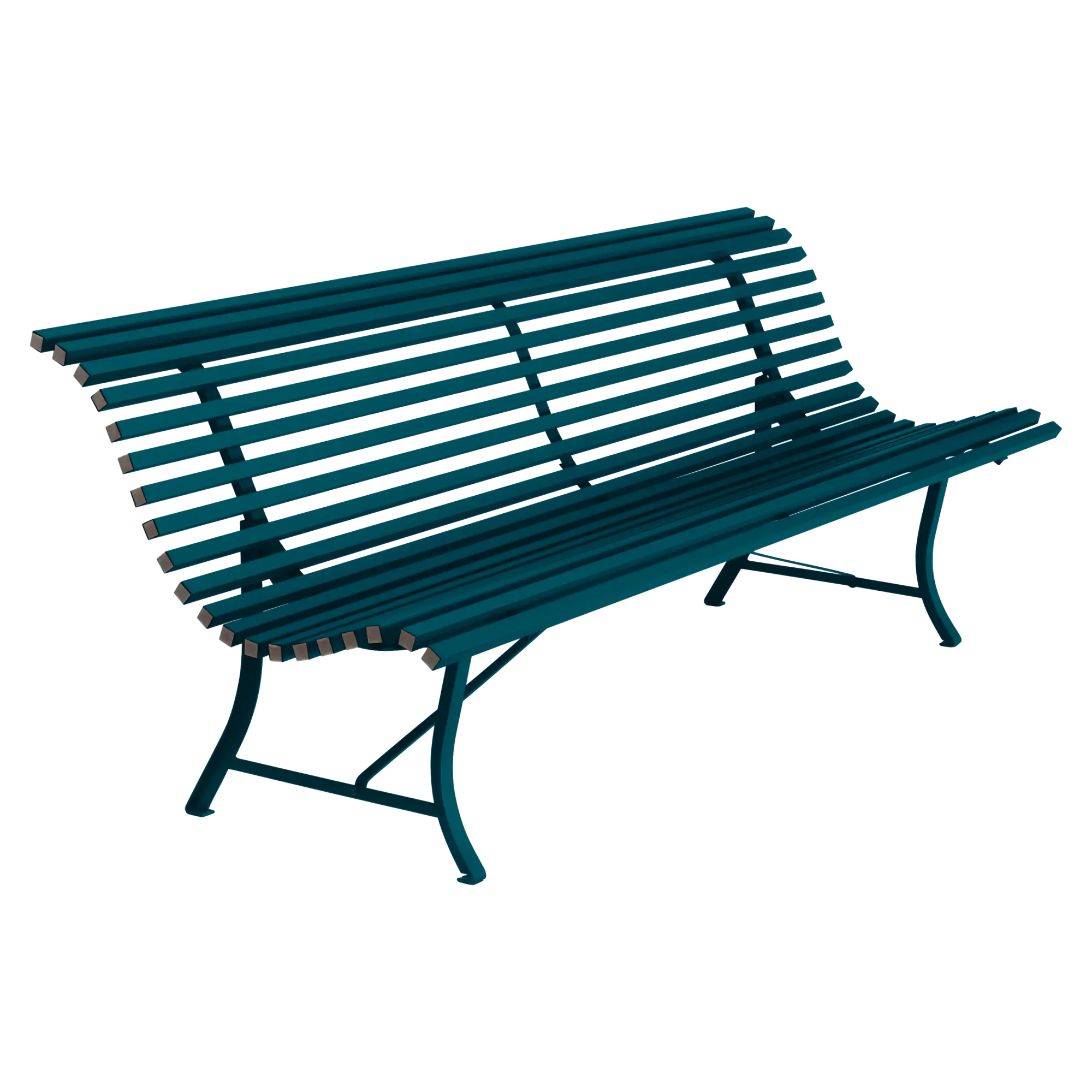 Fermob tuinbank Louisiane - 200 cm. - Acapulco Blue